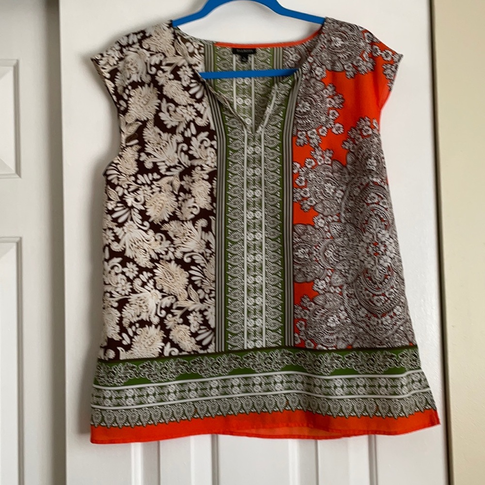 Talbots vibrant top!